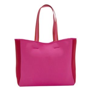 Brand New SUMMERSALT Neoprene Beach Tote in Pink/Red